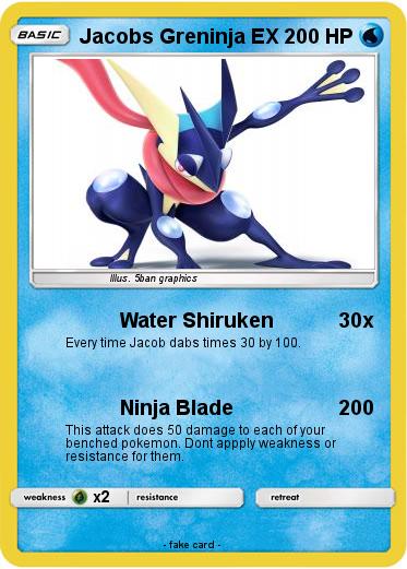 Pokemon Jacobs Greninja EX