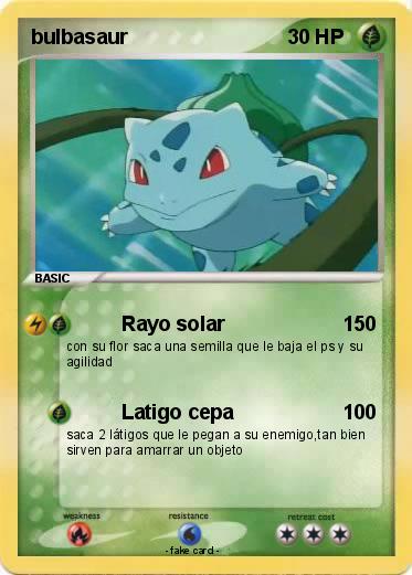 Pokemon bulbasaur