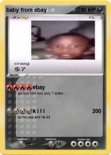 Pokemon baby from ebay
