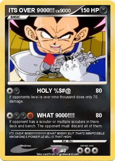 Pokemon ITS OVER 9000!!!