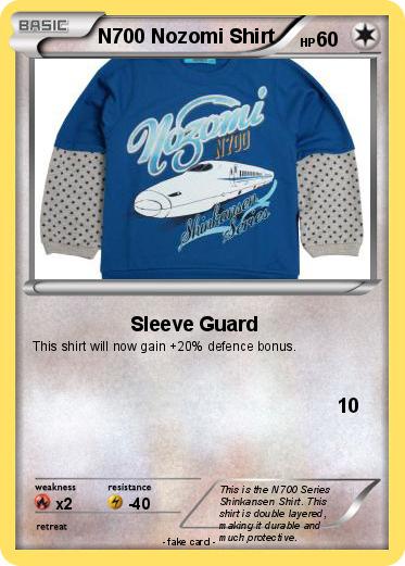Pokemon N700 Nozomi Shirt