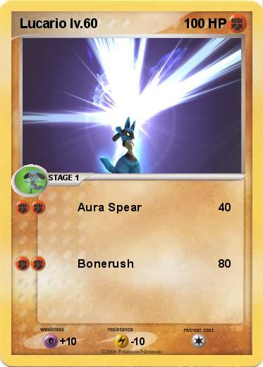 Pokemon Lucario lv.60