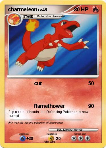 Pokemon charmeleon