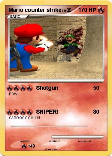 Pokemon Mario counter strike