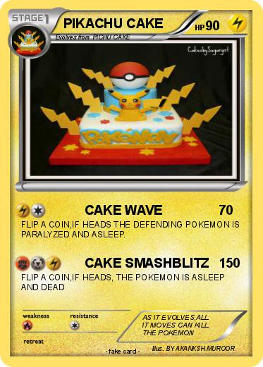 Pokemon PIKACHU CAKE
