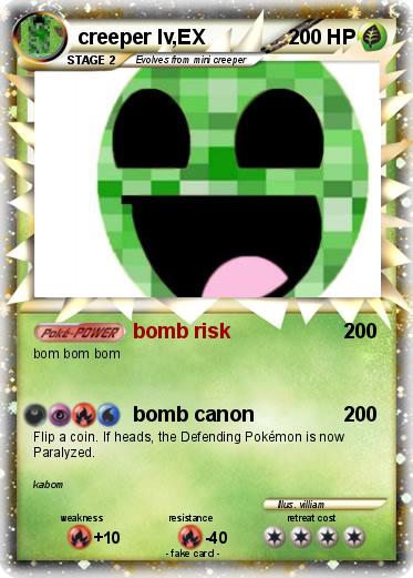 Pokemon creeper lv,EX