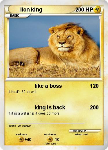 Pokemon lion king