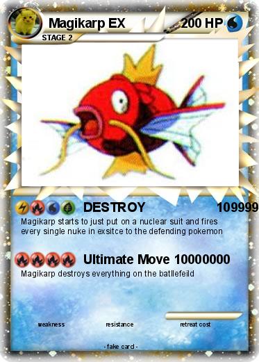 Pokemon Magikarp EX