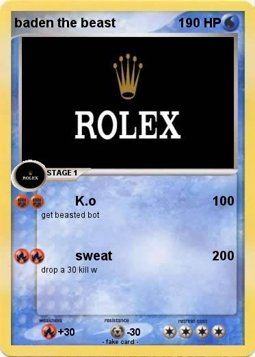 Pokemon baden the beast