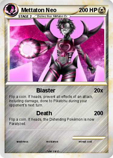 Pokemon Mettaton Neo