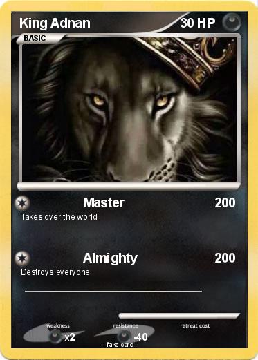 Pokemon King Adnan