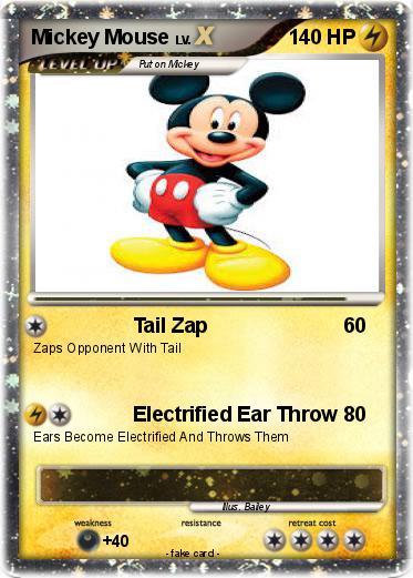 Pokemon Mickey Mouse