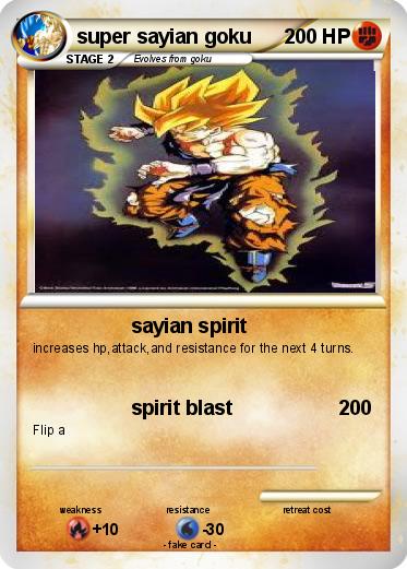 Pokemon super sayian goku