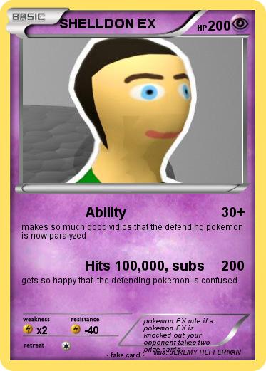 Pokemon SHELLDON EX