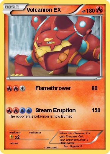 Pokemon Volcanion EX