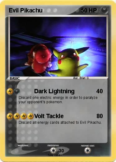 Pokemon Evil Pikachu