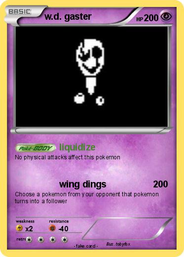 Pokemon w.d. gaster