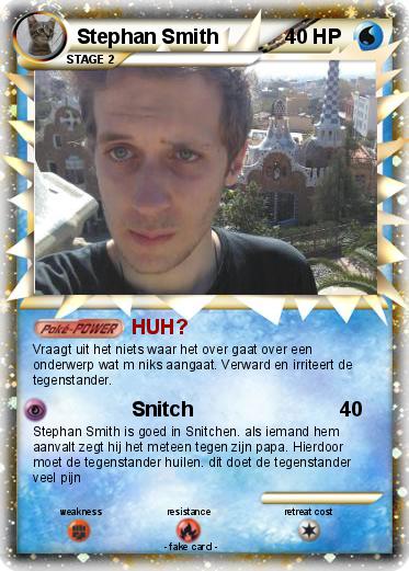 Pokemon Stephan Smith