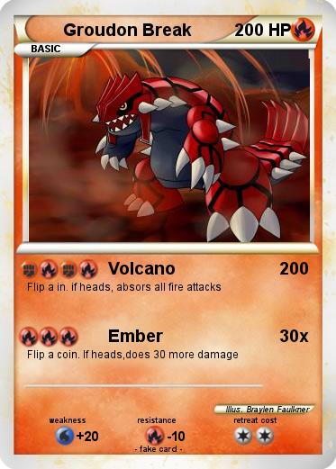 Pokemon Groudon Break