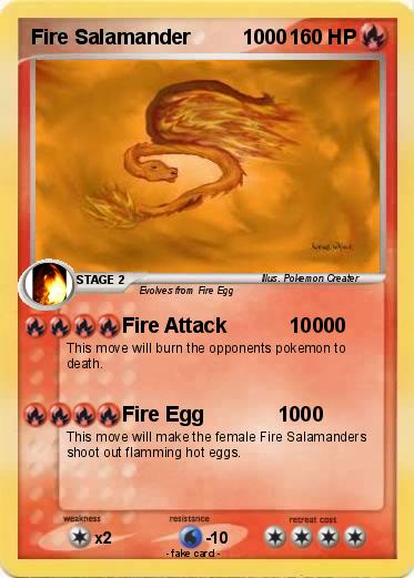 Pokemon Fire Salamander         1000