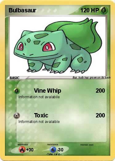 Pokemon Bulbasaur