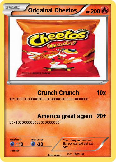 Pokemon Origainal Cheetos