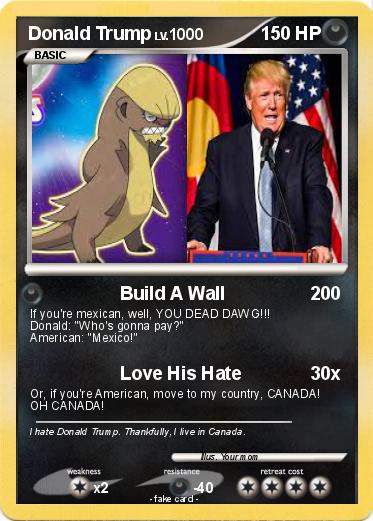 Pokemon Donald Trump