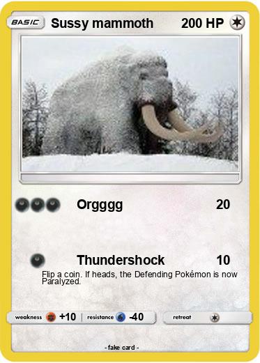 Pokemon Sussy mammoth