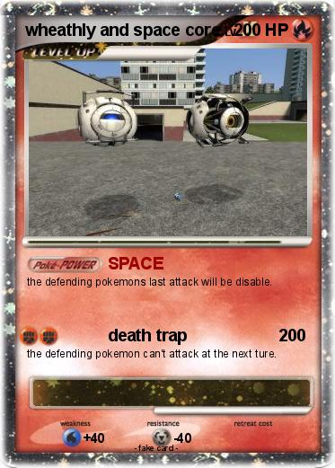 Pokemon wheathly and space core