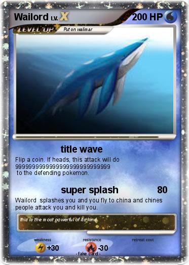 Pokemon Wailord