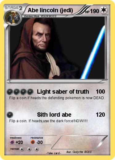 Pokemon Abe lincoln (jedi)