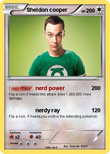 Pokemon Sheldon cooper