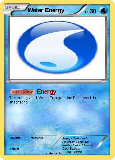 Pokemon Water Energy