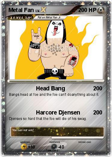 Pokemon Metal Fan