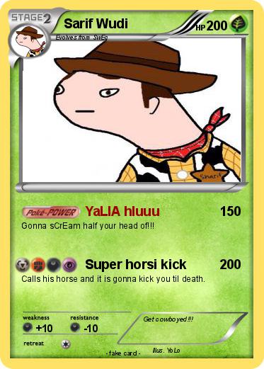 Pokemon Sarif Wudi