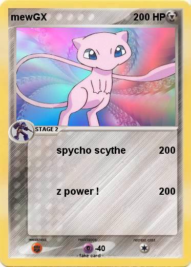 Pokemon mewGX