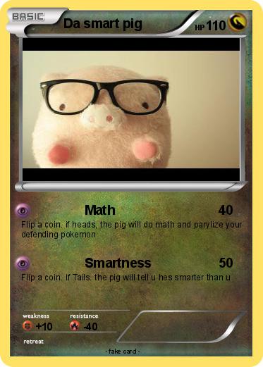 Pokemon Da smart pig