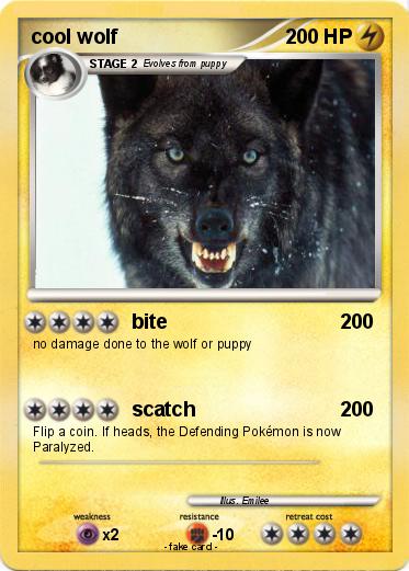 Pokemon cool wolf