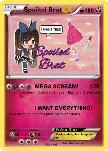 Pokemon Spoiled Brat