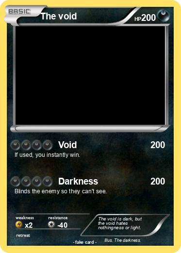 Pokemon The void
