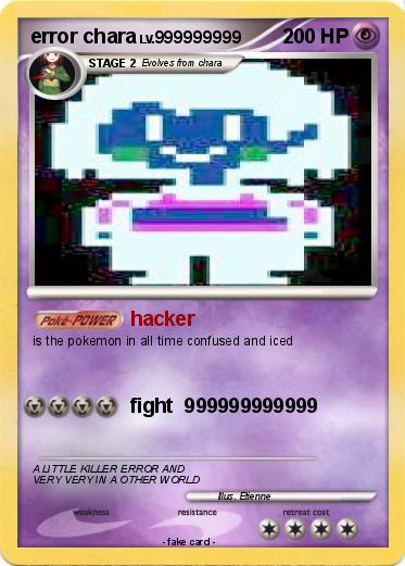 Pokemon error chara