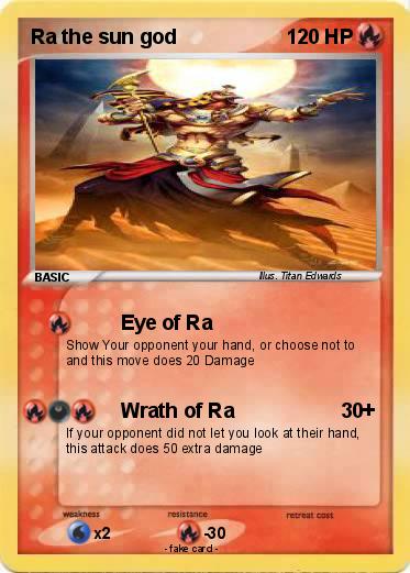 Pokemon Ra the sun god