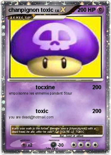 Pokemon chanpignon toxic