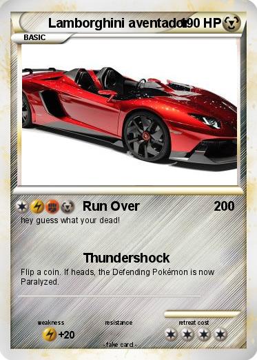 Pokemon Lamborghini aventador