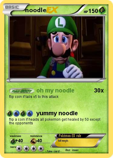 Pokemon noodle