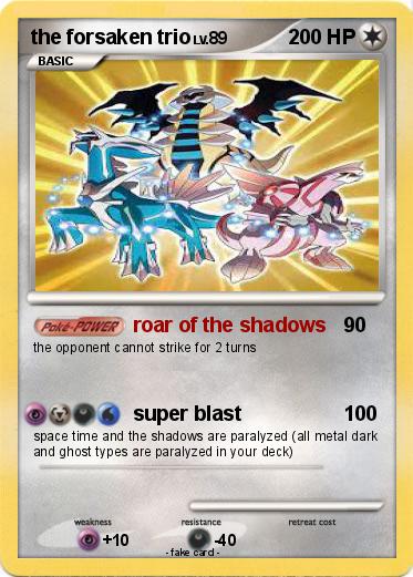 Pokemon the forsaken trio