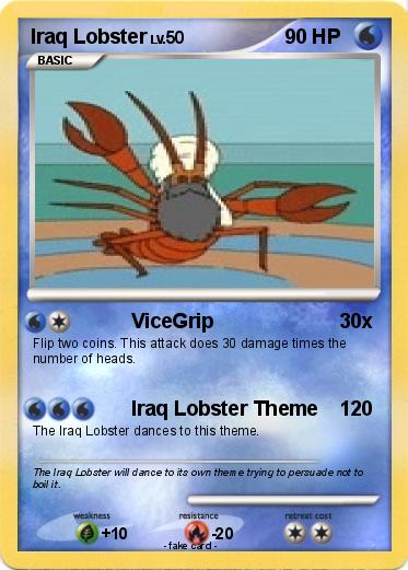 Pokemon Iraq Lobster