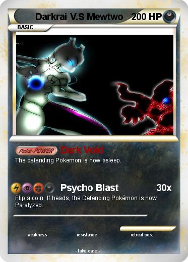 Pokemon Darkrai V.S Mewtwo