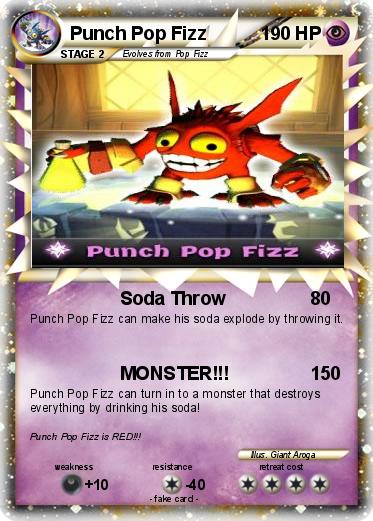 Pokemon Punch Pop Fizz