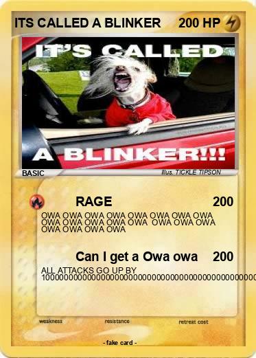 Pokemon ITS CALLED A BLINKER